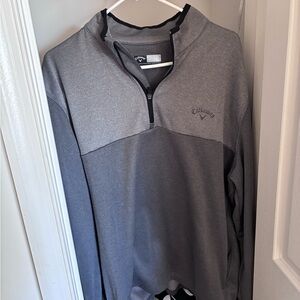 Callaway Heather Gray Zip-Up Jacket